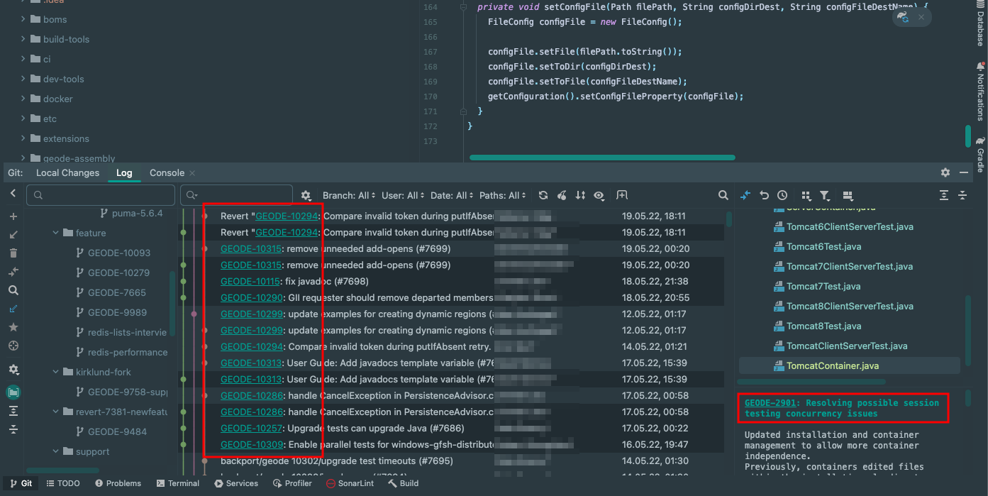 IntelliJ, Issue Navigation